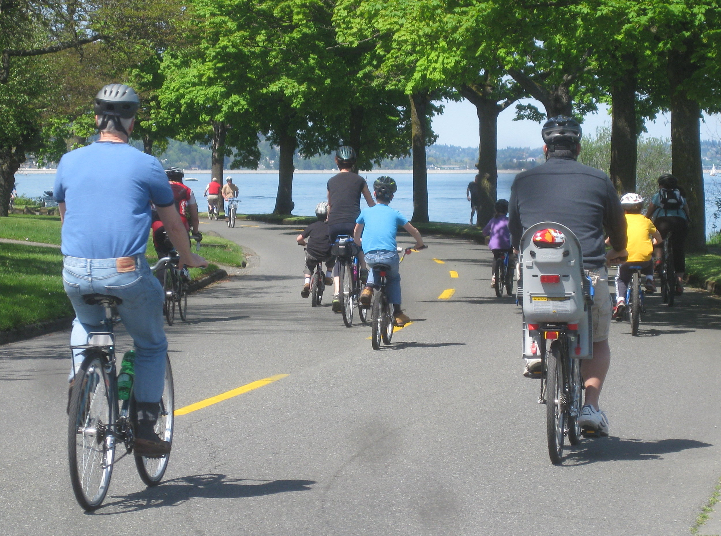 Bicycle Sundays continue today in the late Spring and Summer. Photo credit: City of Seattle; Bicycle Sundays